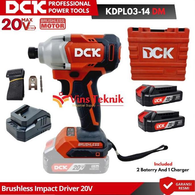 Promo Brushless Impact Driver Screwdriver Kdpl03-14 Dck Kdpl03-14Dm Cod