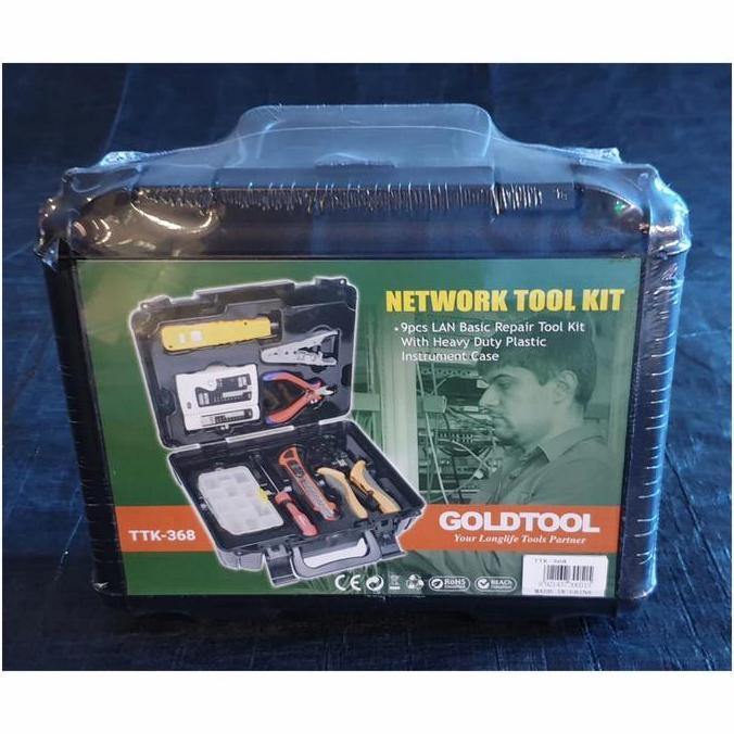 Promo Goldtool Ttk-368 Network Tool Kit Set Cod