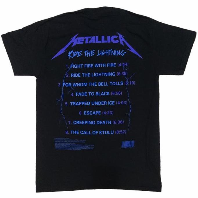 METALLICA RIDE THE LIGHTNING - KAOS METALLICA RTL murah