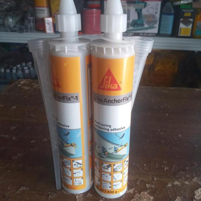 Promo Sika Anchorfix 1 Lem Cemicak Angkur Besi Ke Beton.2Komponen Cod