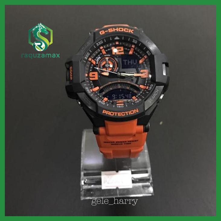 (ORIGINAL) GSHOCK AVIATOR GA 1000-4 JAM TANGAN PRIA WANITA KANTOR CASUAL OUTDOOR