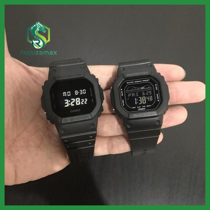 (ORIGINAL) CASIO GSHOCK COUPLE DW 5600BB & BLX 560-1 JAM TANGAN PRIA WANITA KANTOR CASUAL OUTDOOR