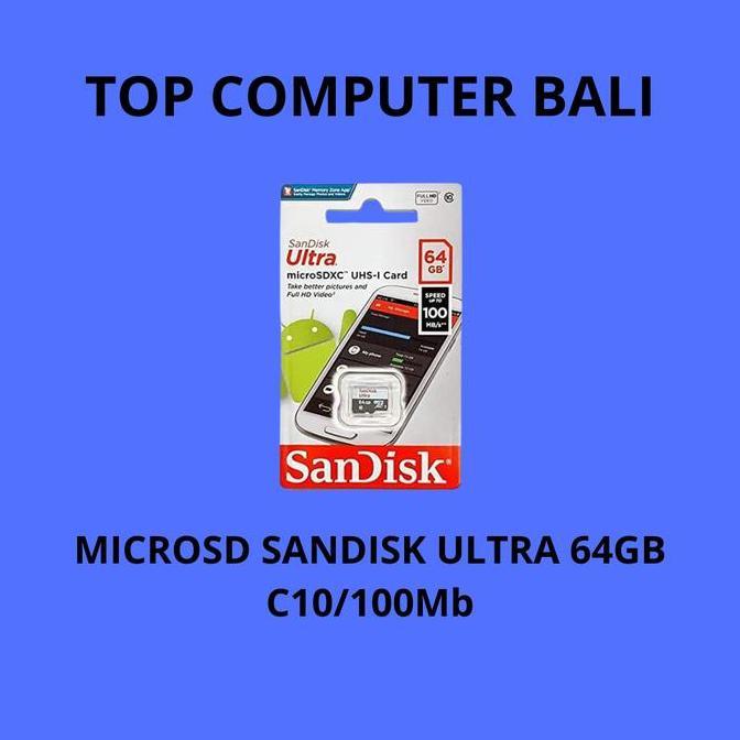 SanDisk MicroSD Ultra 64GB C10/100Mb Sandisk Ultra Class10/ microsd 64gb sandisk