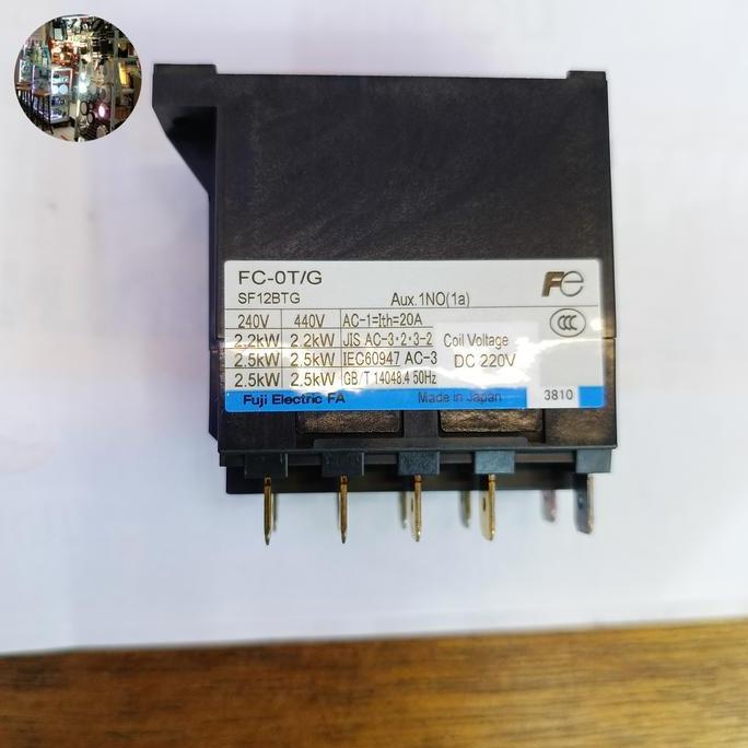 Promo Kontaktor AC tipe FC-OT/G FC-0T/ G Z25A 1NO 220V DC Merk Fuji Diskon