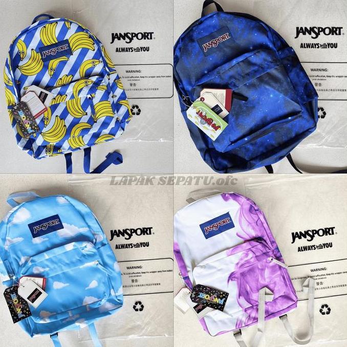 Remonasyah.Store - Jansport Original Tas Ransel Pria & Wanita, Kekinian & Sekolah, Backpack/Daypack