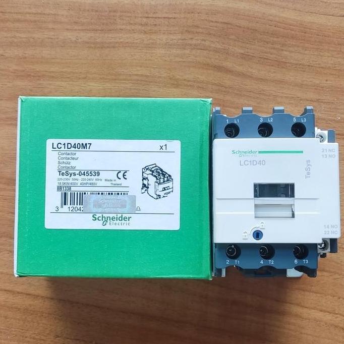 Promo Kontaktor Lc1d40 Contaktor LC1D40 / LC1D40M7 220V Diskon
