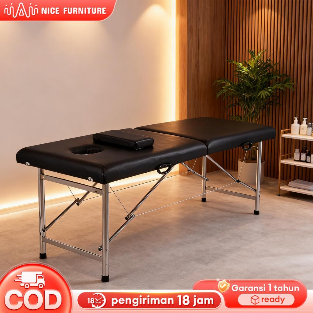Bed Facial Folding Beauty Bed Kasur Ranjang Bed Portable Alas Pijat Rumah  Medis & Massage
