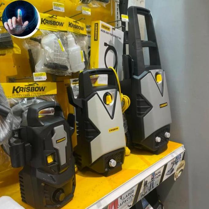 2shopgani - krisbow high pressure jet cleaner 100bar steam mesin cuci mobil & motor