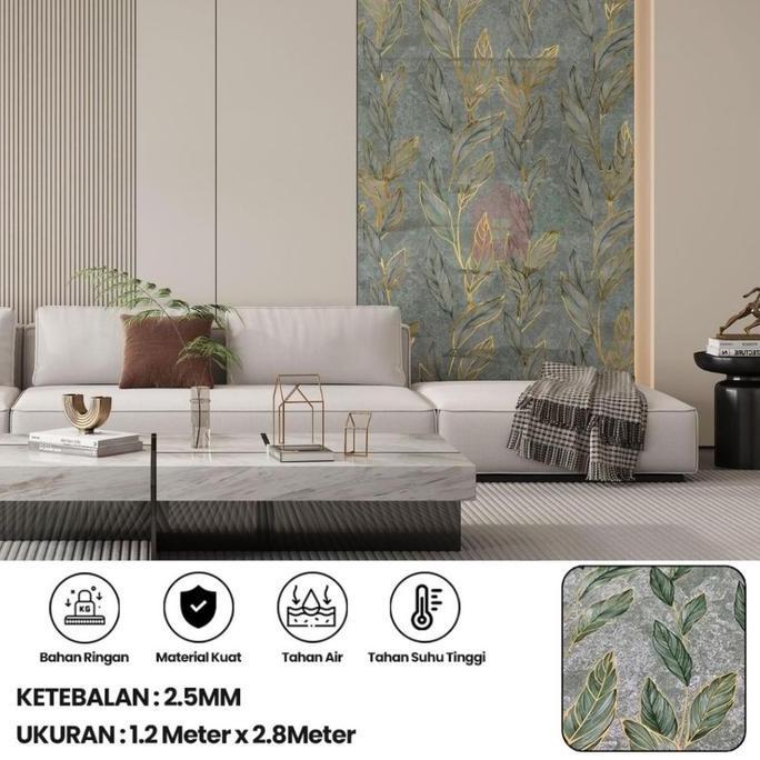 Wallpaper Stiker Dinding Motif Marmer Wallpaper Dinding Vinyl Wallpaper Motif Marmer 120X280Cm Afi