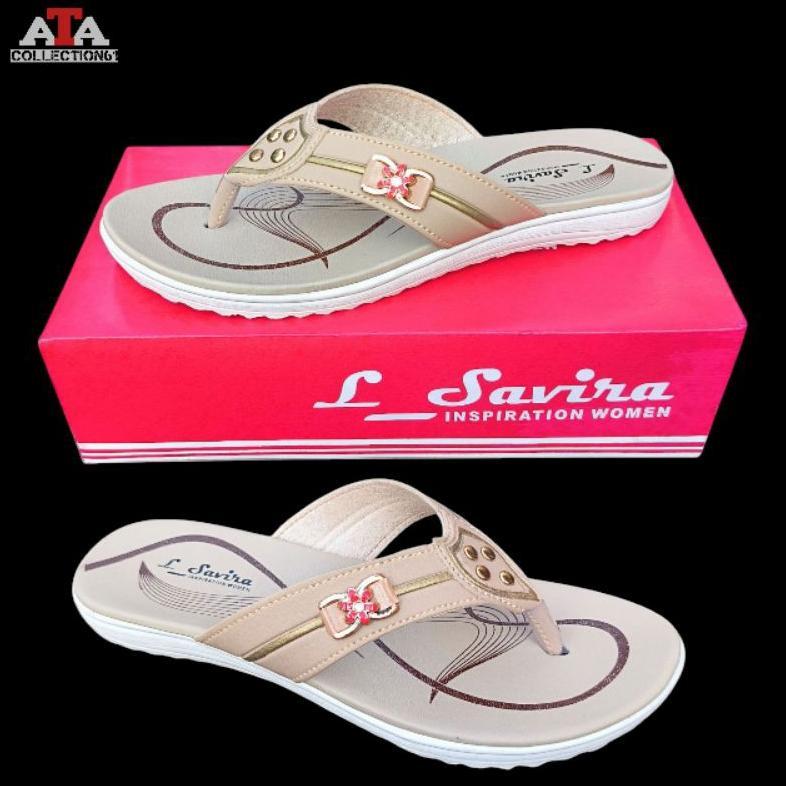 Terlaris PROMO... SANDAL WANITA TRENDY TERBARU TERKECE KEKINIAN MURAH BERKUALITAS JAPIT L_SAVIRA JP2