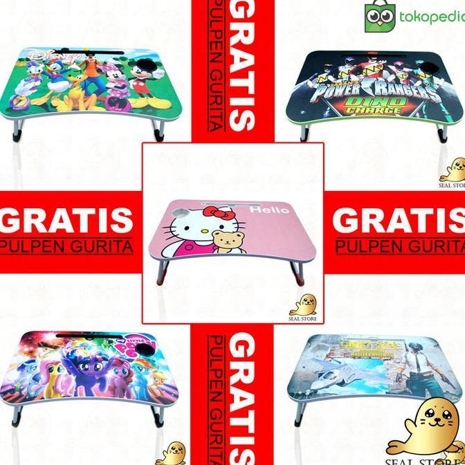 TERLARIS - Meja Belajar Anak / Meja Lipat Karakter / Meja Lipat Karakter