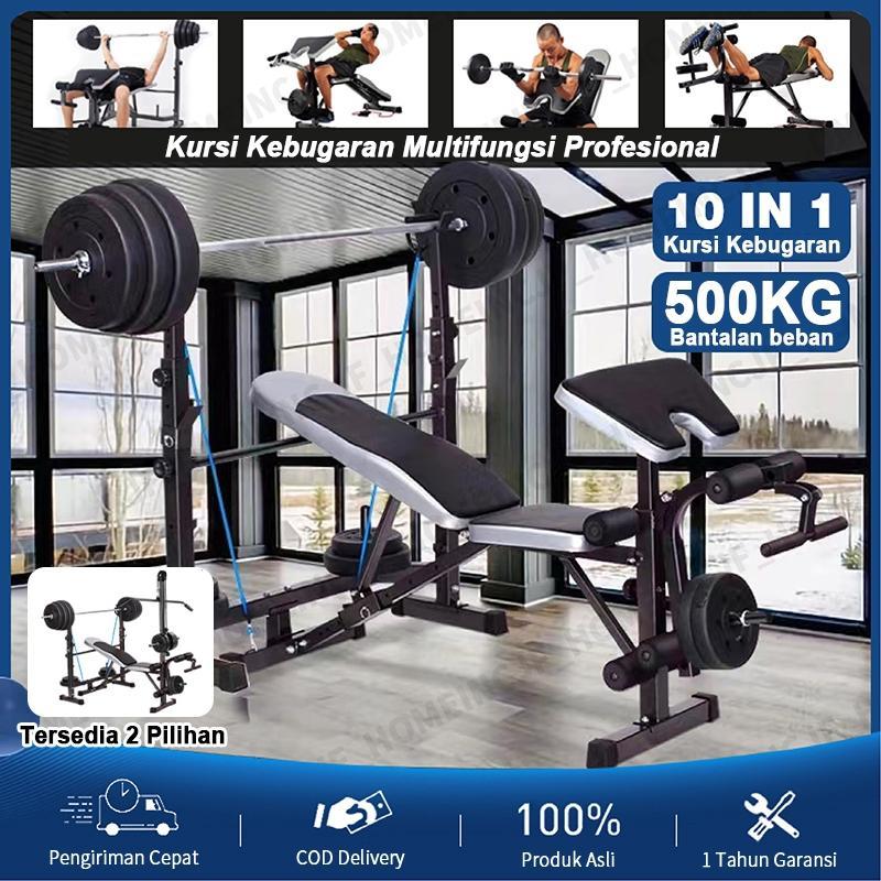 Alat Olahraga Fitness Bench Press Multifungsi Adjustable Multy Weight Fitness Bench Press Multifungs