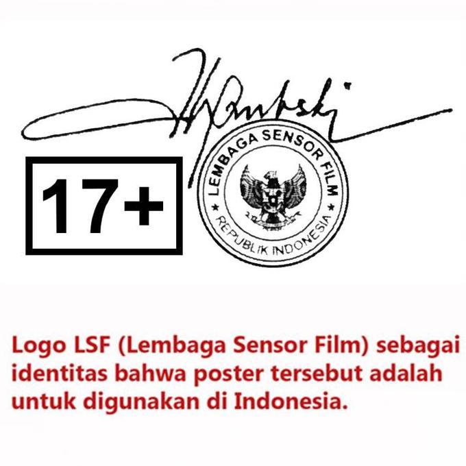 Poster Film THE LORD OF THE RINGS : part 1 - original Indonesian 1sh.