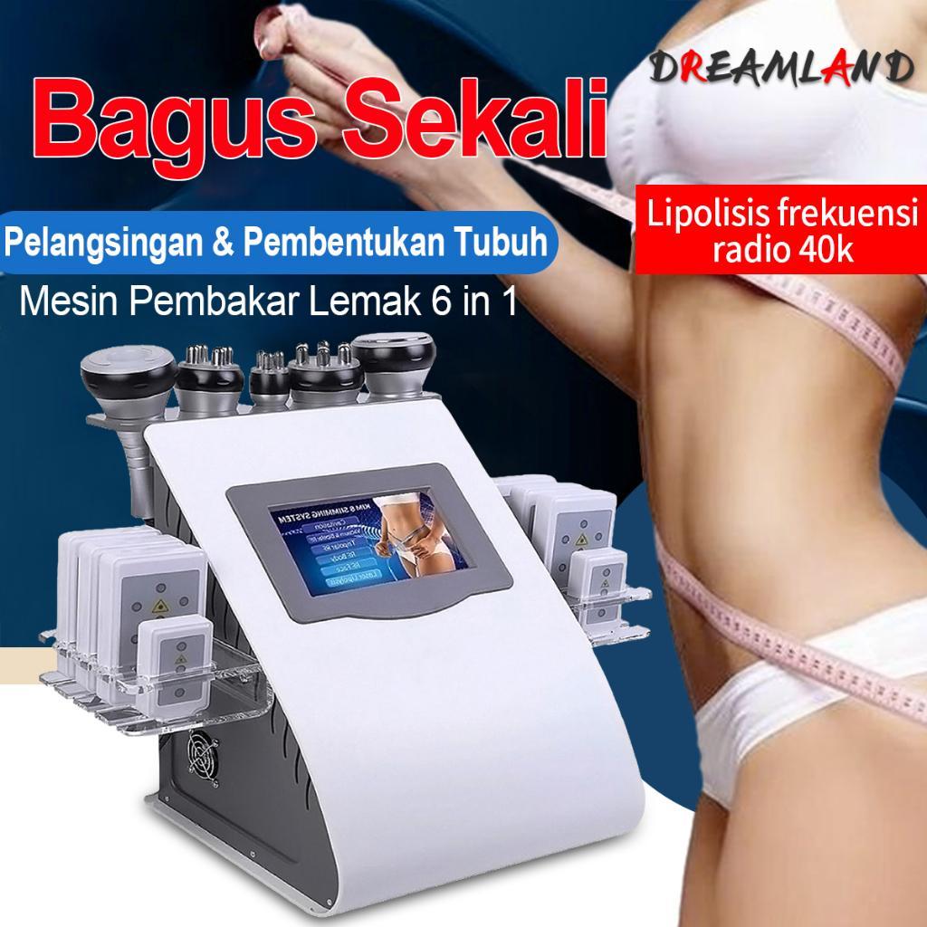 - Rf 6 In 1 Alat Burn Fat Machine Rf Wajah Slimming 40K Radio Frequency Lipo Laser Cavitasi Pelangsi