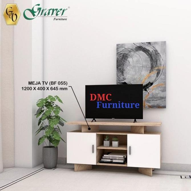 NEW - Rak tv 120 meja tv bufet tv rak tv minimalis modern bandung