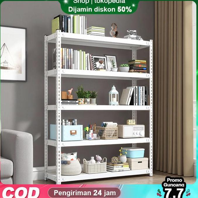 TERBARU - [AK]rak penyimpanan,rak penyimpanan serbaguna,rak besi 5 tingkat,rak kuat,rak susun jualan