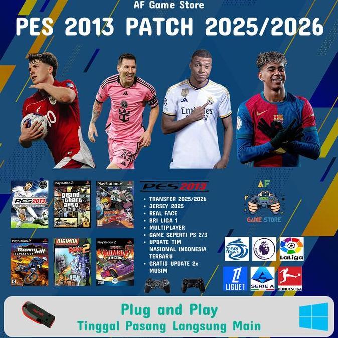Flashdisk Isi Game Sepak Bola 2013 + Game Tambahan PC/Laptop (Full Install)