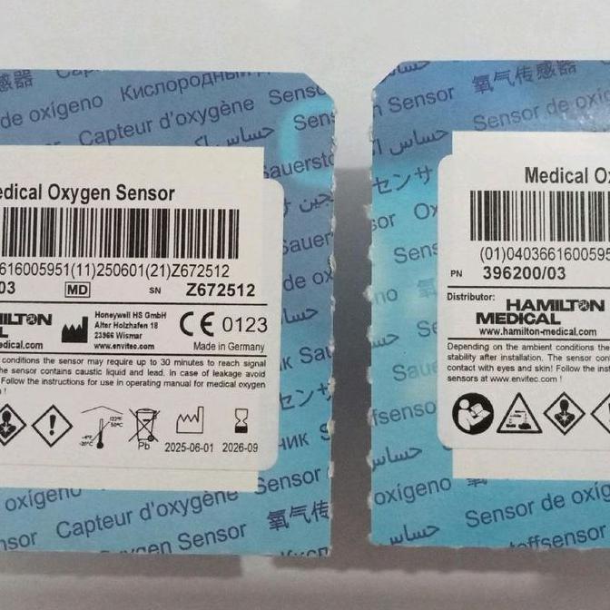 O2 Cell Hamilton C2 oksigen sensor C1 C2 C3 T1