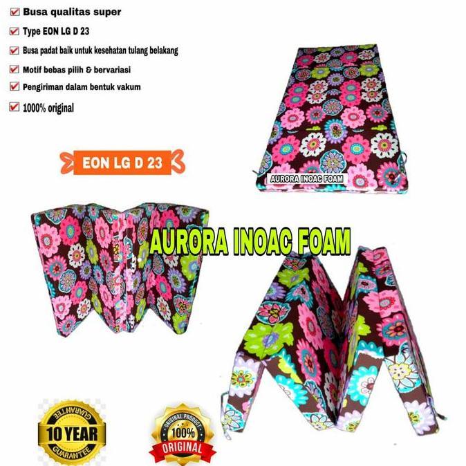 Kasur lipat busa inoac 200x120x10cm