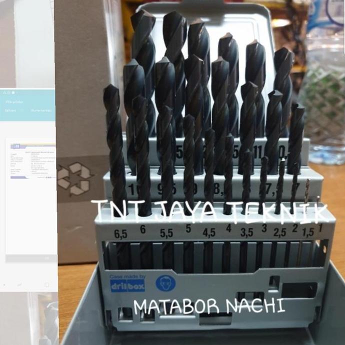 MATABOR NACHI SET 25PCS 1-13MM MATABOR BESI NACHI MATABOR SET