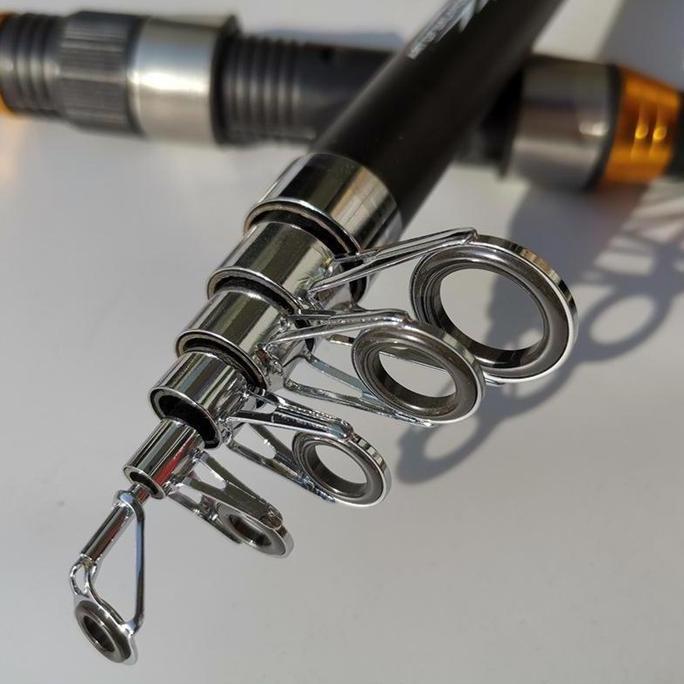 Set Pancing Daiwa Komplit | Telescopic Fishing Rod 2.1-3.6m + Reel 1000-7000 + Senar 100m + Umpan | 