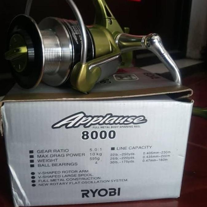 REEL PANCING, MINI RYOBI APPLAUSE 8000 GREEN
