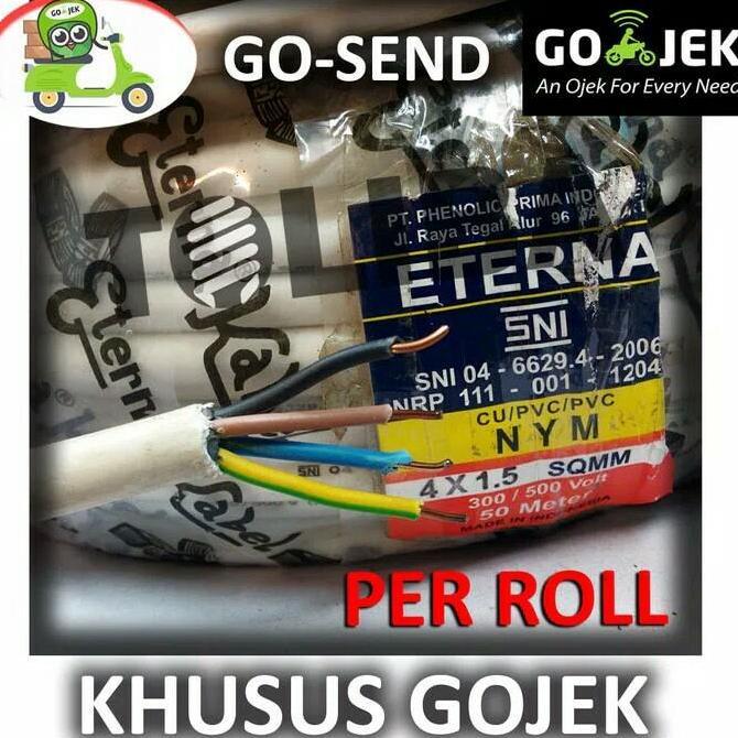 Promo KABEL NYM 4x1,5 mm ETERNA / NYM 4x1.5 mm Eterna / NYM 4 x 1,5 mm Diskon