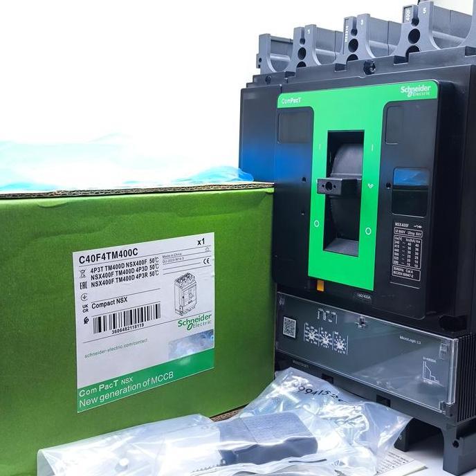 Murah MCCB Breaker NSX400F 4P 400A NSX 400F 4P 400A TM400D Non COD