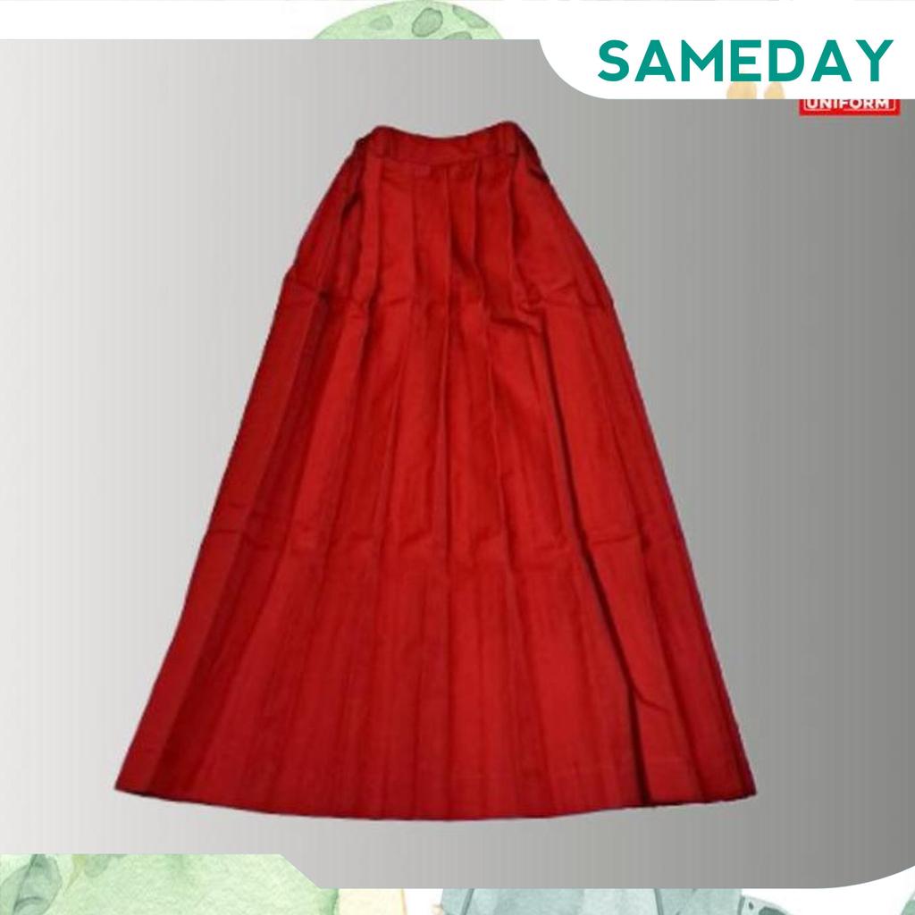 Shandys Uniform I Rok  Seragam Sekolah Sdn Warna Merah Model Rempel Gosend