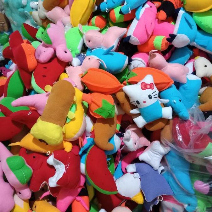 Boneka Mesin Capit 1 Bal isi 100 Pcs
