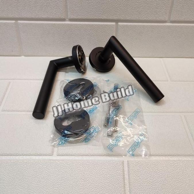 Handle Pintu Roses Dekson Lhtr 0003 Matt Black/Hitam / Gagang Pintu  Sale