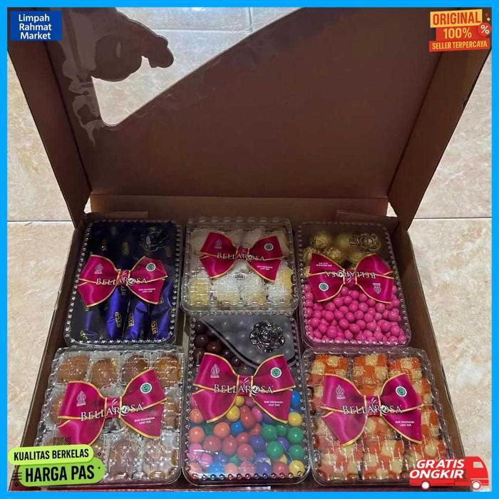 Quality Hampers Kue Kering Natal  Bellarosa Deluxe Santa Deer Christmas Premium