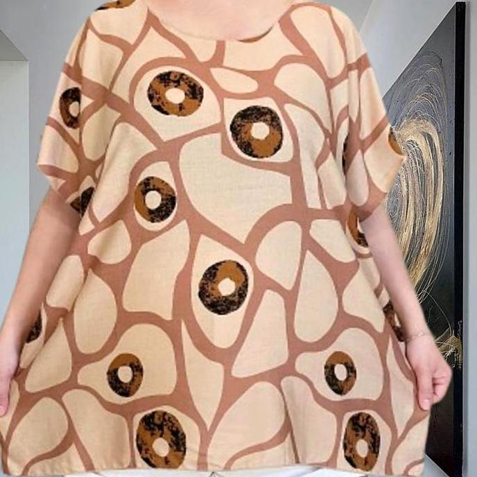 DV255 - baju santai wanita atasan baju tidur jumbo wanita atasan baby doll jumbo baju big size wanit