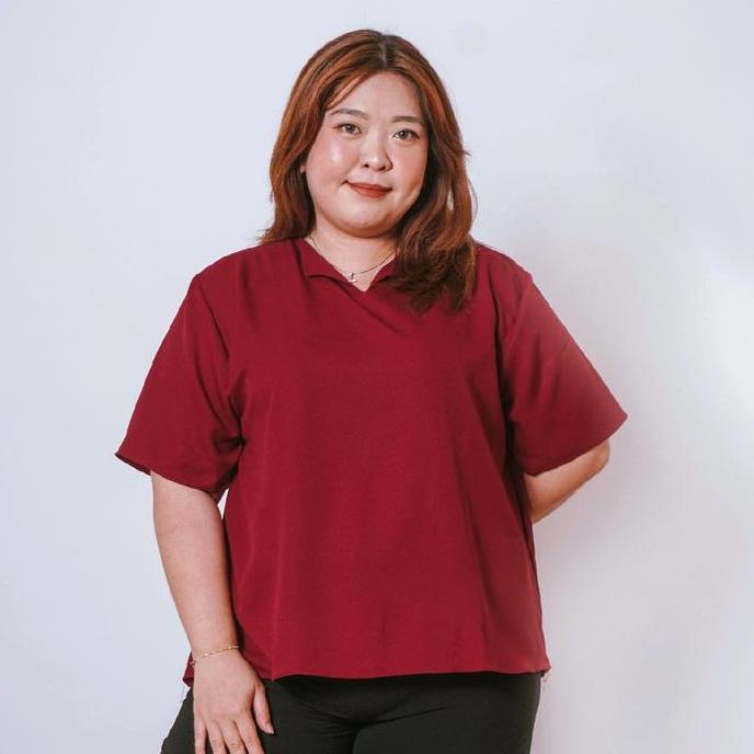 DA51 - Lesty Blouse Atasan Jumbo Ld120 Blouse Jumbo Oversize Atasan Wanita Baju Wanita Atasan Kekini