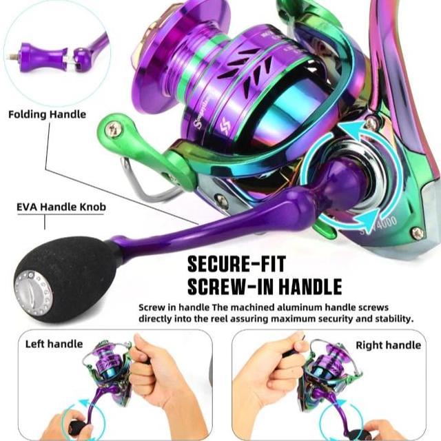 DAIWA Reel Pancing Spinning Laut Full Besi Reel VX1000-7000 Gulungan Pancing Kuat Reel Pancing Laut 