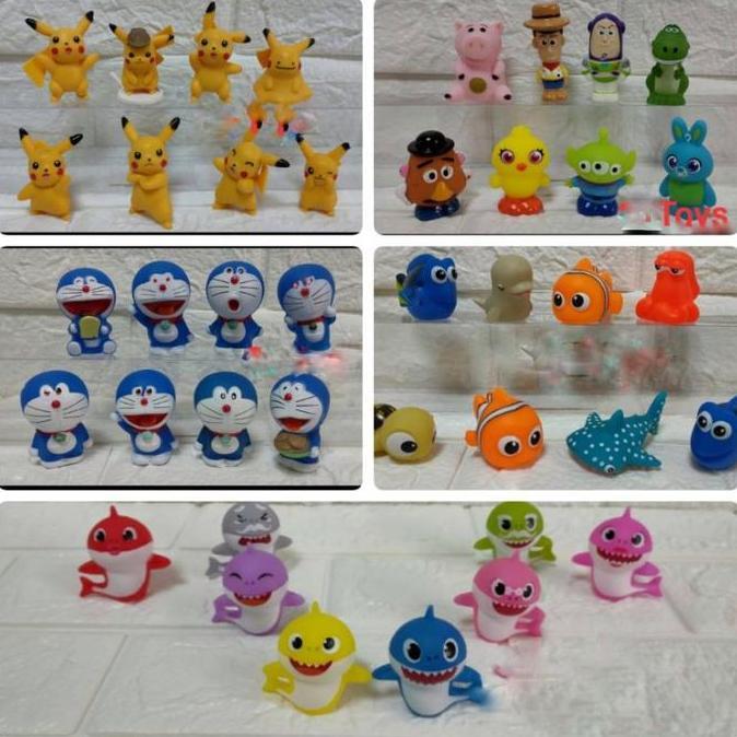 Pajangan kue set tsum, doraemon, nemo , baby shark, toys story, pikachu, baby boss, pororo Promo Pre