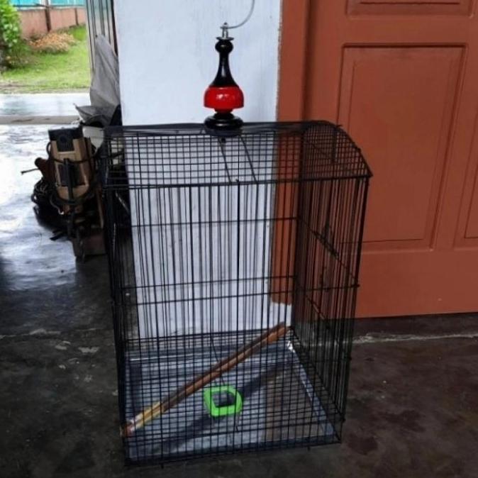 kandang burung besi lipat gantung