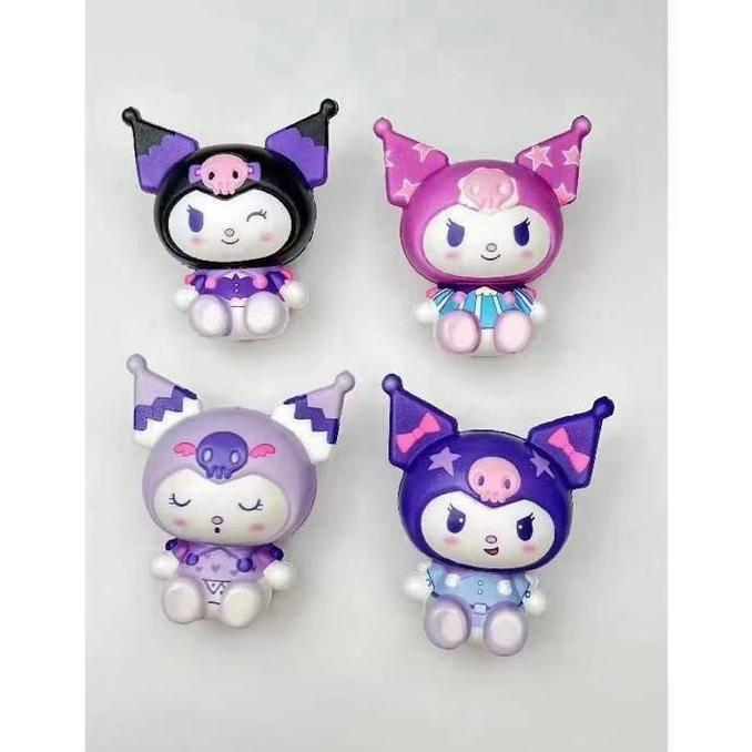 Mainan Pop it Squishy Karet Silikon Squishy Boneka Lucu Remasan Toys dengan Baju Lepas Pasang Cocok 