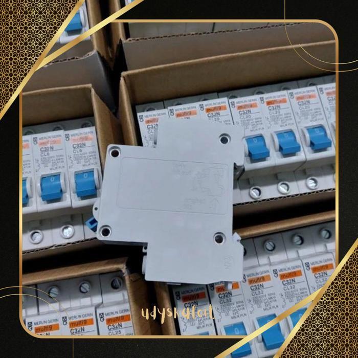 FE24 MCB MULTI9 2A 4A 6A 10A 16A 20A 25A 32A 40A 2 AMPERE MERLIN GERIN PLN 450W CL2 SPLN BREKER Hema