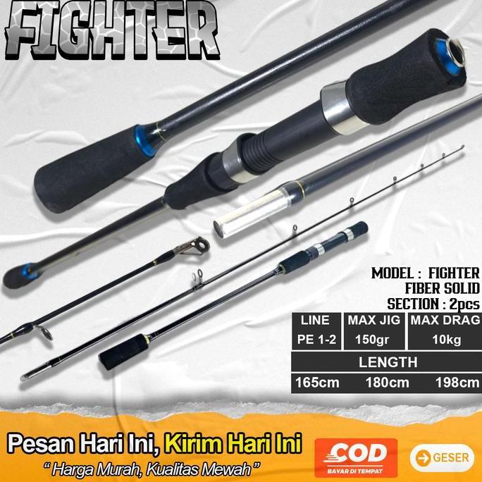 Joran Jigging Fighter PE 1-3 Ikan pancing