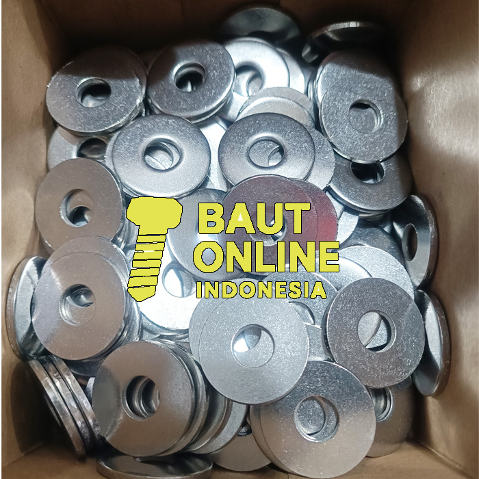 M6 Ring Plat Lebar Flat Washer Stainless 304