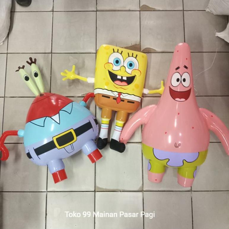 Balon Karakter Spongebob Mr. Crab Patrick Ukuran Besar