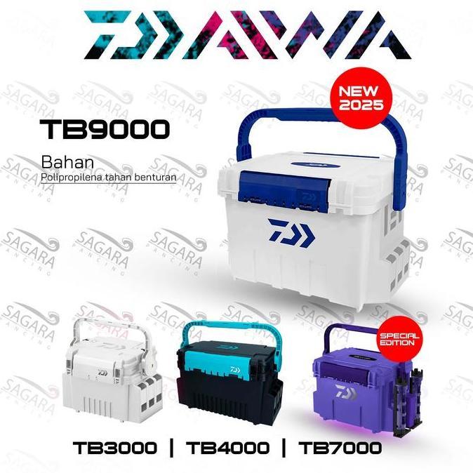 Box Pancing Tackle Box Daiwa TB 3000 | 4000 | 5000 | 7000 | 9000