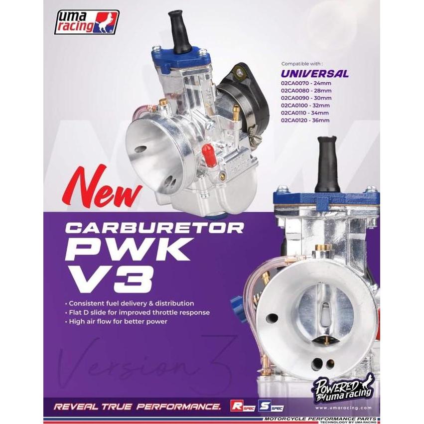 UMA RACING KARBURATOR V3 PWK 24 SUDCO