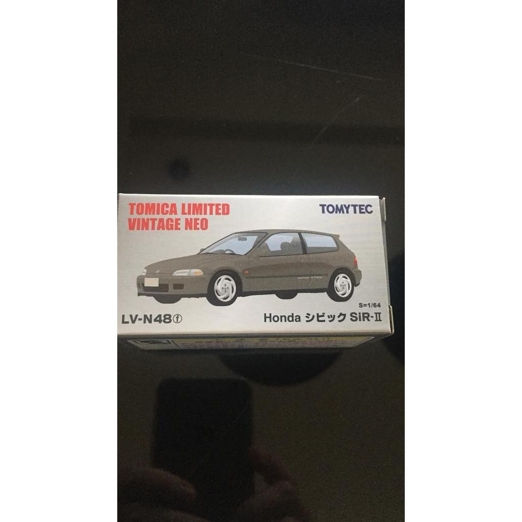 Tomica limited vintage honda civic tlvn 48 f grey