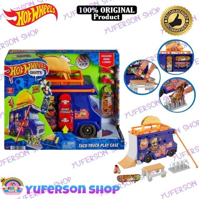 Hotwheels Hot Wheels Playset Skate Taco Truck Play Case HMK00