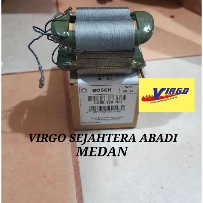 GWS 060 STATOR FIELD SPUL GERINDA TANGAN GWS060 / GWS 5-100 / GWS 6-100 ASLI BOSCH 2609120100