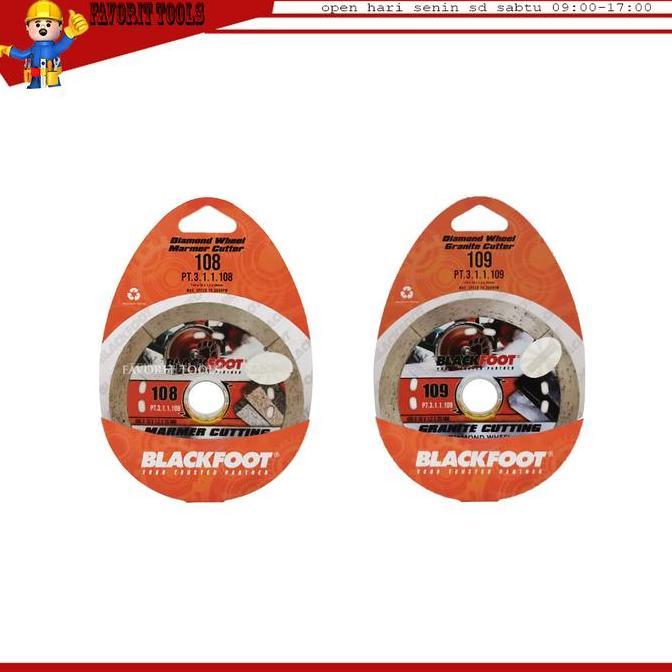 Mata Potong Gerinda Granit Blackfoot Marmer Diamond Wheel 4 Inch