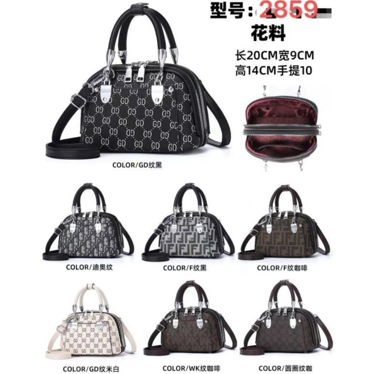 Tas Wanita Tas Alma mini motif uk20cm import 2resleting