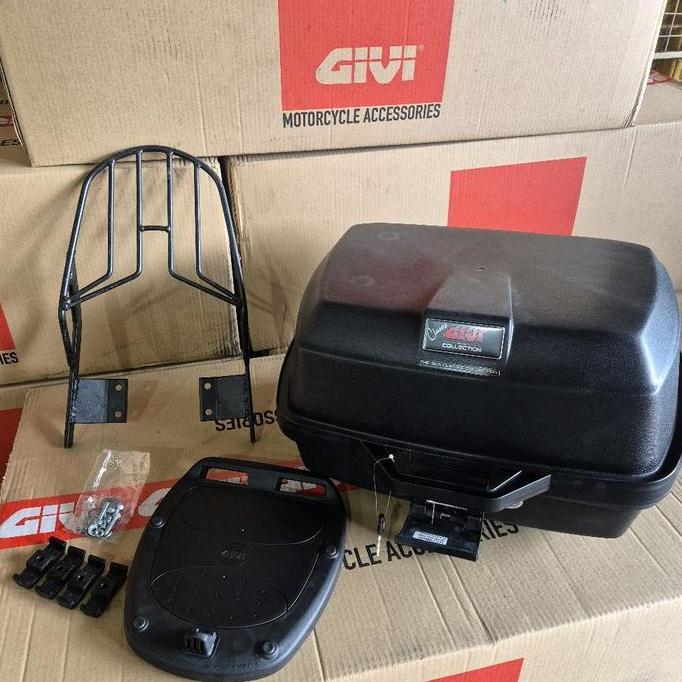 Sepaket box givi e20 dan breket vixion - byson - cb150 - nmax - pcx - adv - beat - vario 110 125 150